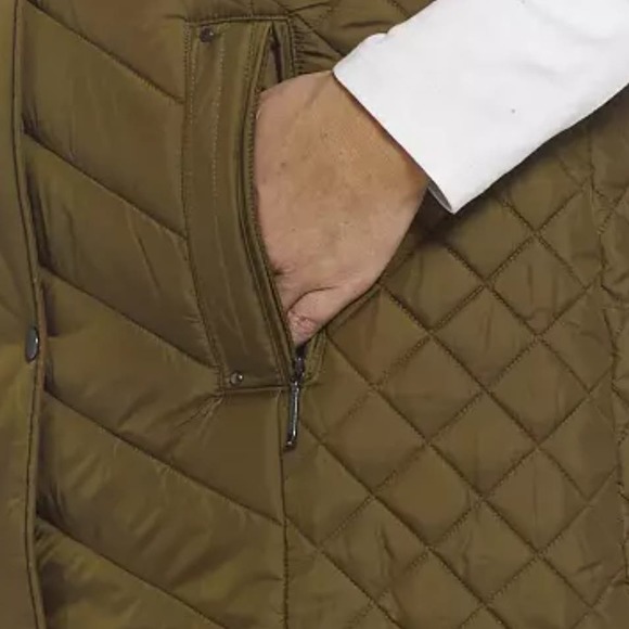 Weatherproof Womens Quilted Longline Snap Zip Vest Size 2X - Picture 2 of 10